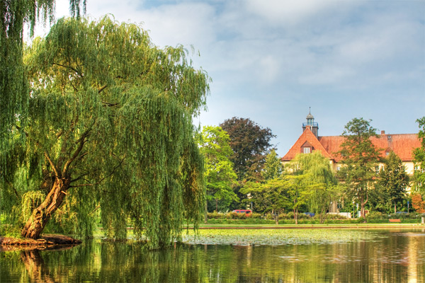 Malerischer Französischer Garten